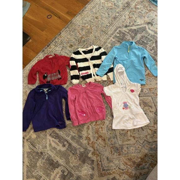 Lot of 16 Girls Sweaters/Hoodies, Mixed Brands, sizes from 2T-5 - Picture 2 of 3